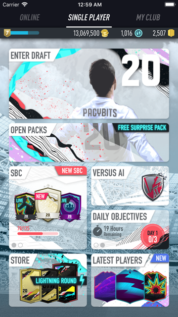 PACYBITS FUT 20最新安卓版 v1.0.5