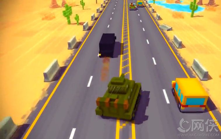 块状的公路（Blocky Highway）安卓版 v1.0