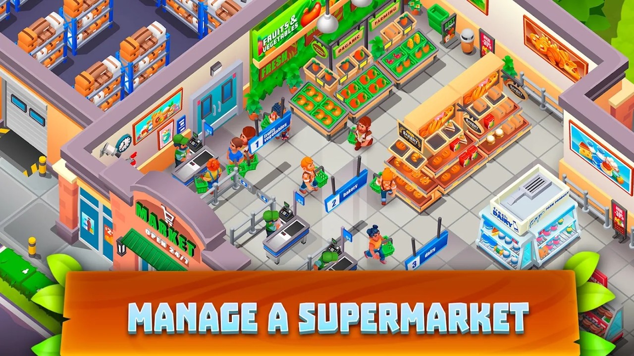 超市村农家镇游戏中文版（Supermarket Village） v0.9.0