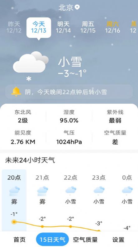 天气预报晴软件免费下载 v1.0