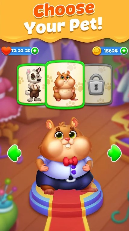 三消游戏大挑战安卓版中文版下载（PET CANDY PUZZLE） v1.032.12100